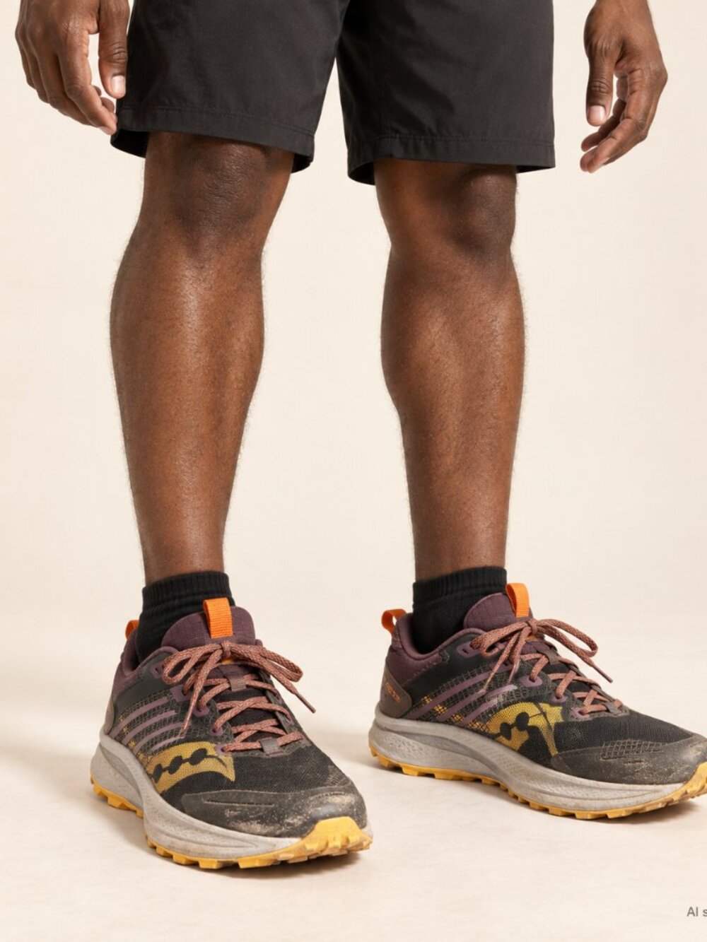 Saucony Ride TR2 Black Autumn Trail Running Shoes Size Men's US 9.5